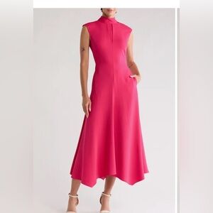 Reiss Pink Midi Dress